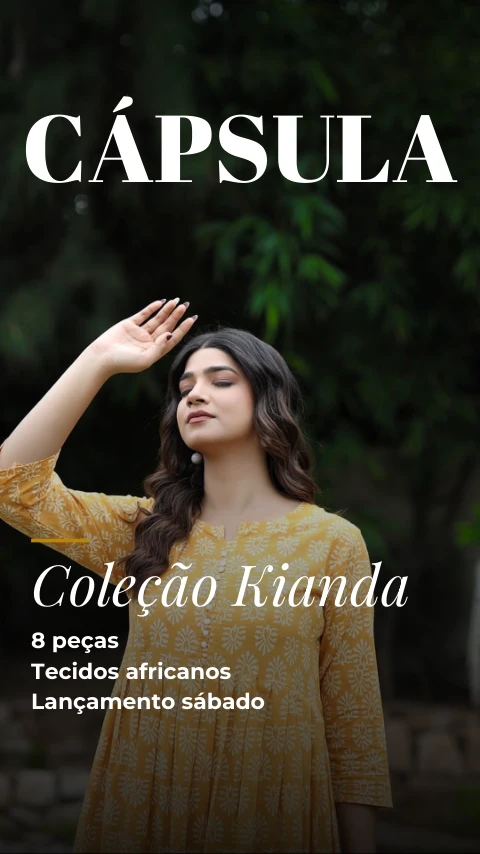 Pré-visualização do modelo Coleção cápsula (Influencer)